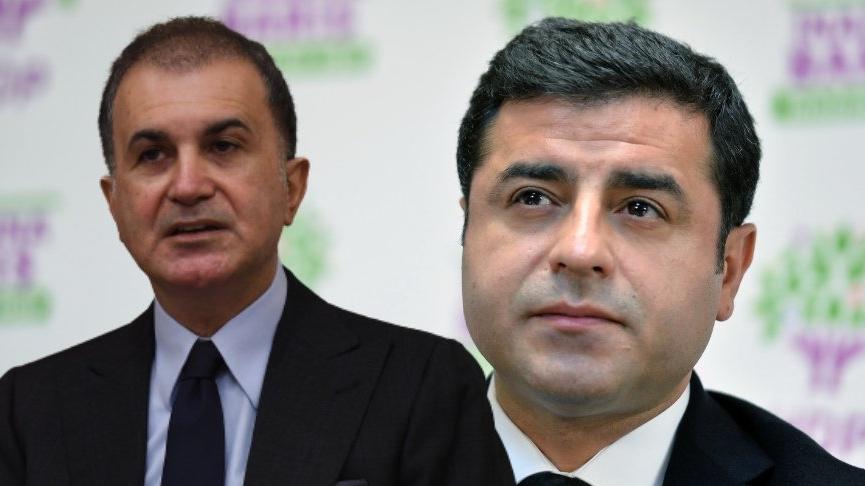 AKP’li Ömer Çelik’ten Selahattin Demirtaş’a kimyasal silah yanıtı