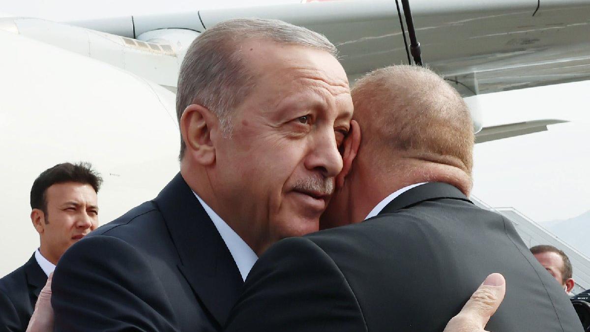 Aliyev’den Erdoğan’a sıcak karşılama