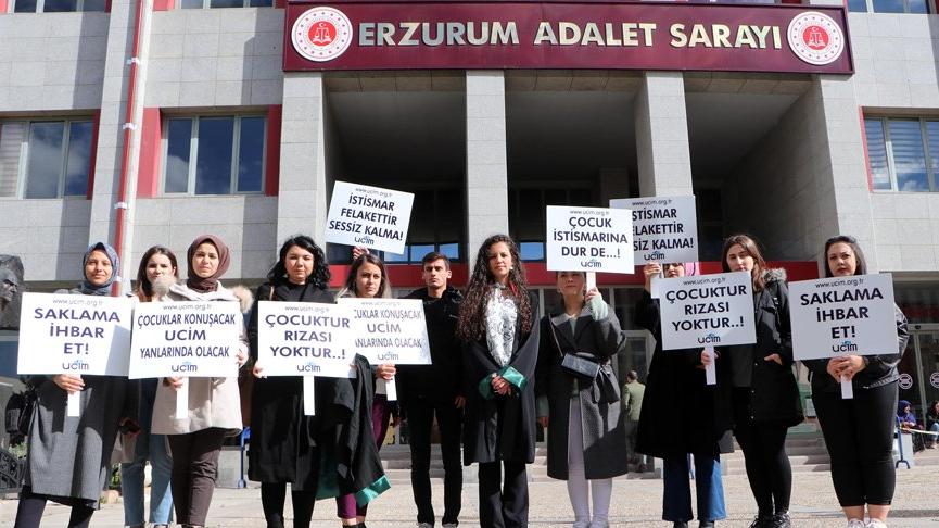 Erzurum’da, belletmenin cinsel istismar ve azap davalarına birleştirme kararı