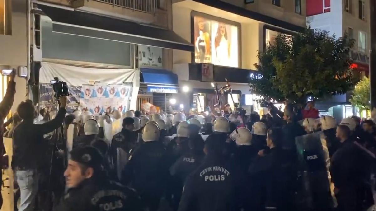 Fincancı’nın gözaltına alınması sonrası düzenlenen aksiyonlara polis müdahalesi: Kaymakamlık aktiflik yasağı getirdi