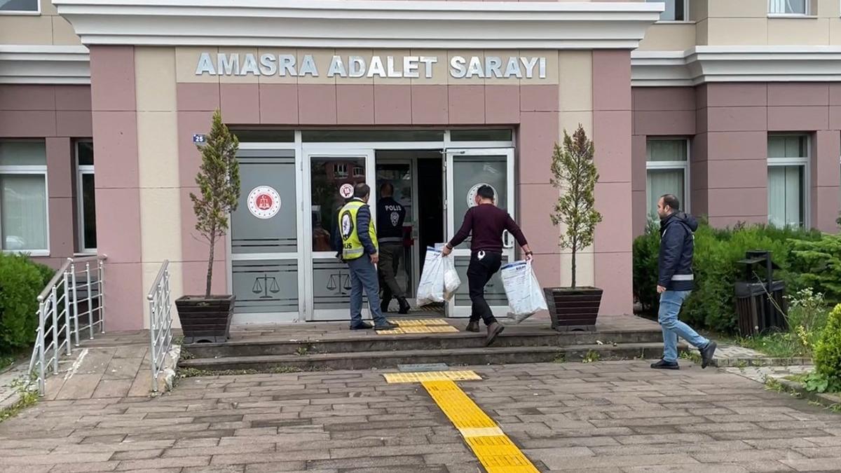 Maden ocağından toplanan deliller adliyeye getirildi