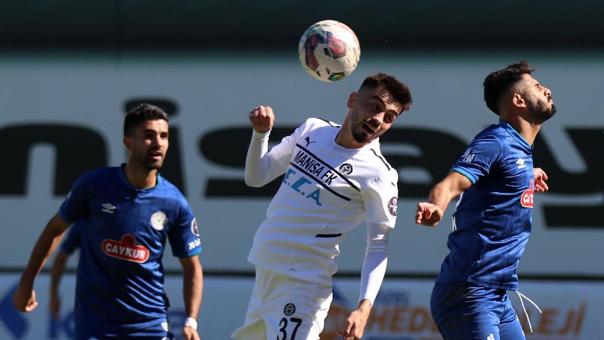 Manisa Futbol Kulübü Rizespor maçında harikulade geri dönüş