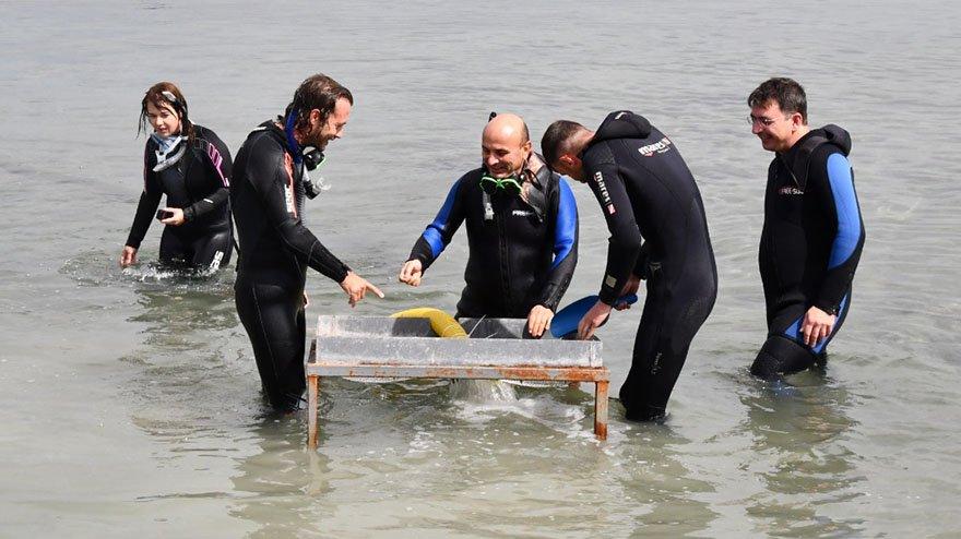 Marmara Denizi’nde zeytinyağı işliği ve hamam yapısı bulundu