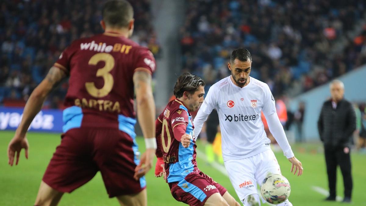 Sivasspor’a Trabzonspor freni