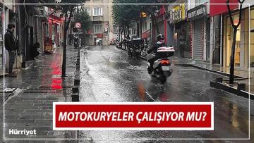 Motokuryeler çalışıyor mu? Online yemek ve market siparişleri iptal mi edildi? İstanbul Valisi Gül’den açıklama!